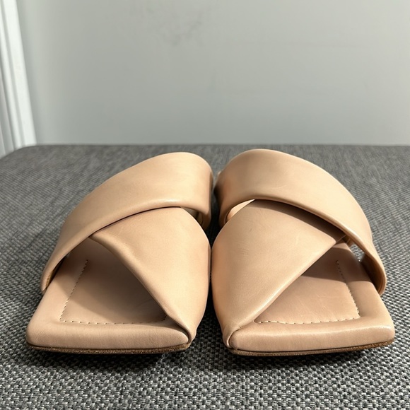 $790 Marsèll Women's Pink Tavola Leather Slides Sandal Shoe Size US 7.5/EU 38 - Picture 5 of 6